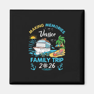 Aimant Voyage de famille à Venise 2026 Vacances à souveni