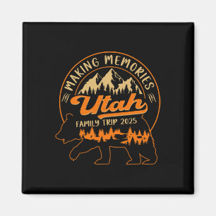 Aimant Voyage de famille en Utah 2025 Création de souveni