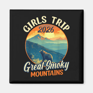 Aimant Voyage de filles 2026 parc national des Great Smok