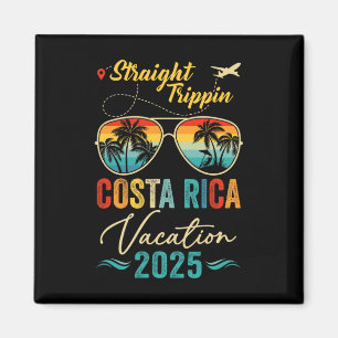 Aimant Voyage droit Costa Rica 2025 Famille Été Vac