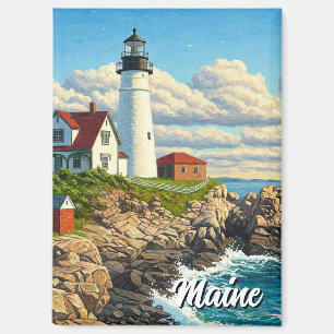 Aimant Voyage du phare du Maine