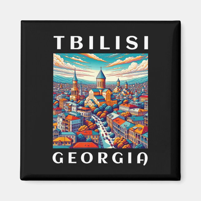 Aimant Voyage en Géorgie et Tbilissi  (Devant)