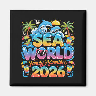 Aimant Voyage en mer Famille Aventure tropicale mondiale 