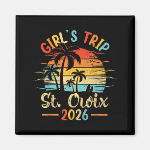 Aimant Voyage entre filles au coucher du soleil sous les 