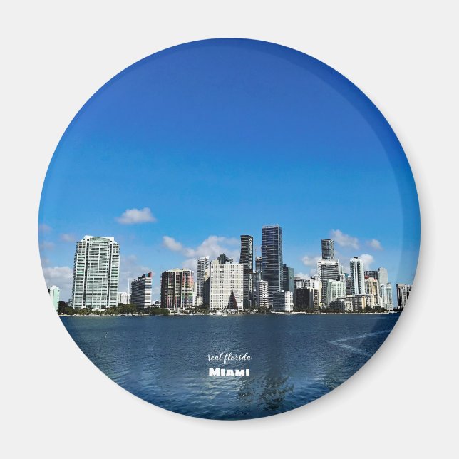 Aimant Voyage | Floride - Miami Skyline (Devant)