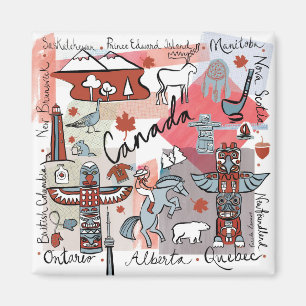 Aimant Voyage mondial - Canada