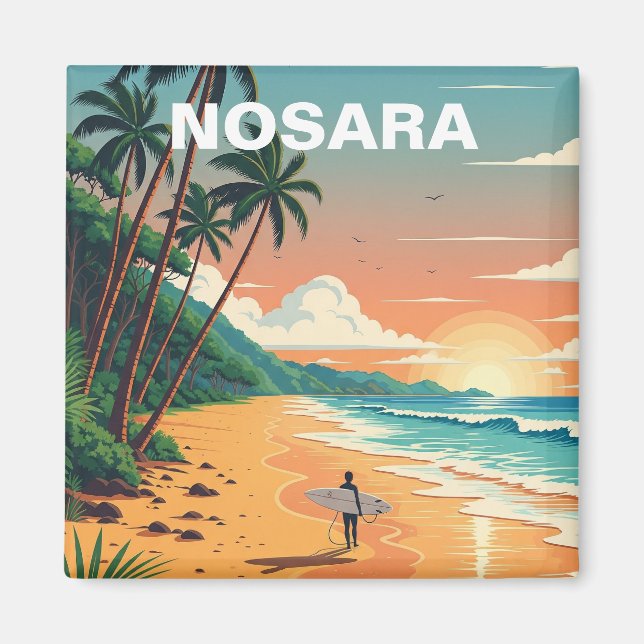 Aimant Voyage Nosara Costa Rica (Devant)