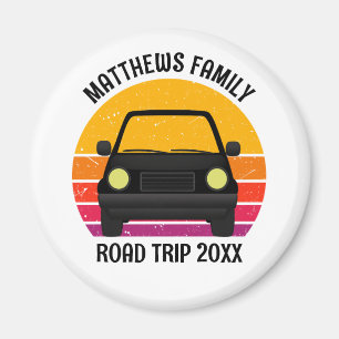 Aimant Voyage sur la route de Spring Break Coucher de sol