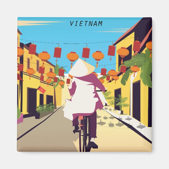 aimant voyage Vietnam ville magnétique (Devant)