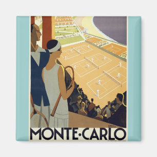 Aimant Voyage vintage de Monte Carlo Monaco