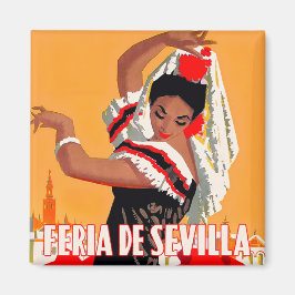 Aimant Voyage vintage Feria de Sevilla 1959