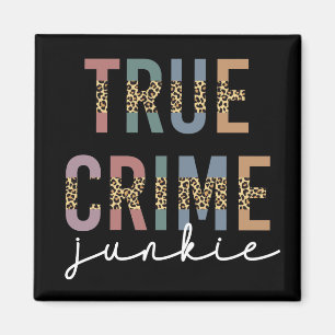 Aimant Vrai crime Junkie Crimes de meurtre montre l'amo