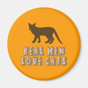 Aimant Vrais chats d'amour d'hommes