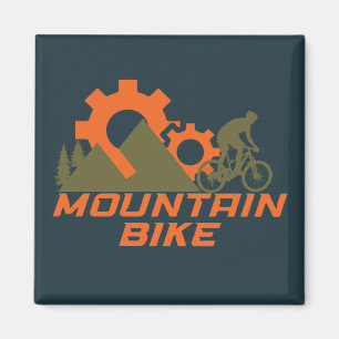 Aimant VTT moderne de descente de vélo de montagne