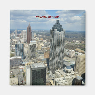Aimant Vue aérienne d'Atlanta, la Géorgie