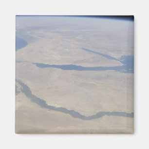 Aimant Vue aérienne de l'Egypte et du Sinai Peninsul