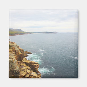 Aimant Vue côtière de parc national d'Acadia