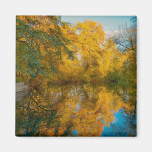 Aimant Vue d'automne sur Azay le Rideau Loire Valley Fran