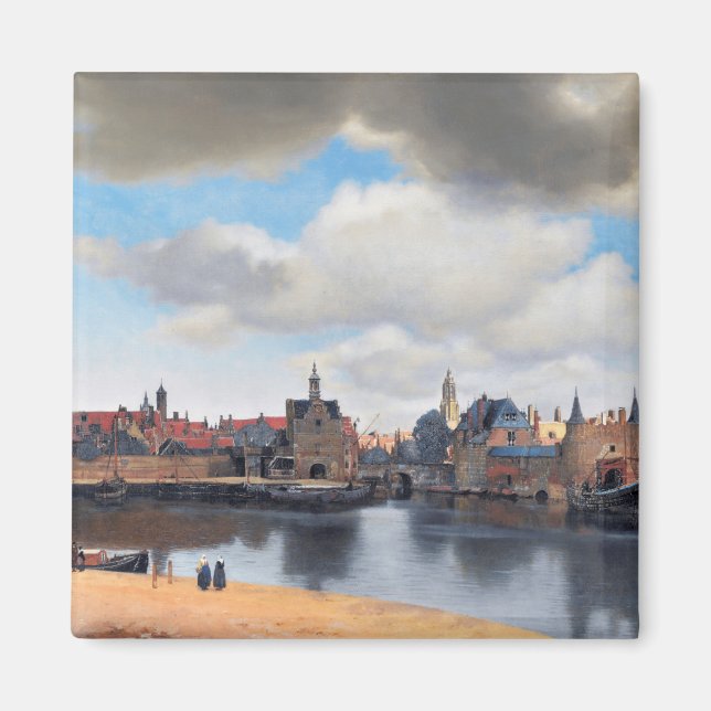 Aimant Vue de Delft, Johannes Vermeer, 1659-1660 (Devant)