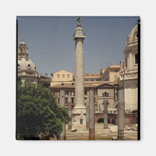 Aimant Vue de la colonne de Trajan, 113 AD