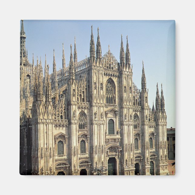 Aimant Vue de la façade, commencée 1386 (Devant)