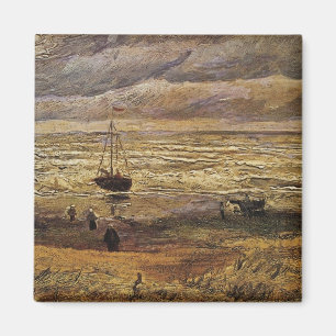 Aimant Vue de la mer à Scheveningen par Vincent van Gogh