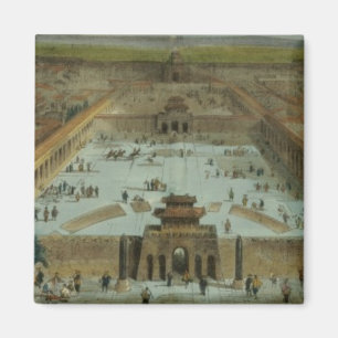 Aimant Vue de la ville de Pékin prise du sud (e
