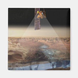 Aimant Vue de l'artiste de l'odyssée détectant la glace