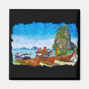Aimant Vue de plage Tropical Phuket Thailand