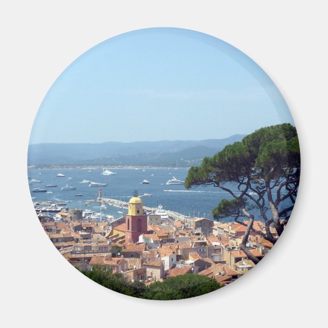 Aimant vue de st tropez (Devant)