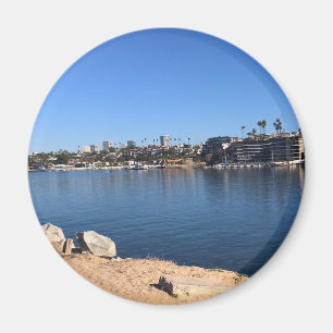 Aimant Vue depuis le Wedge, Newport Beach, Californie