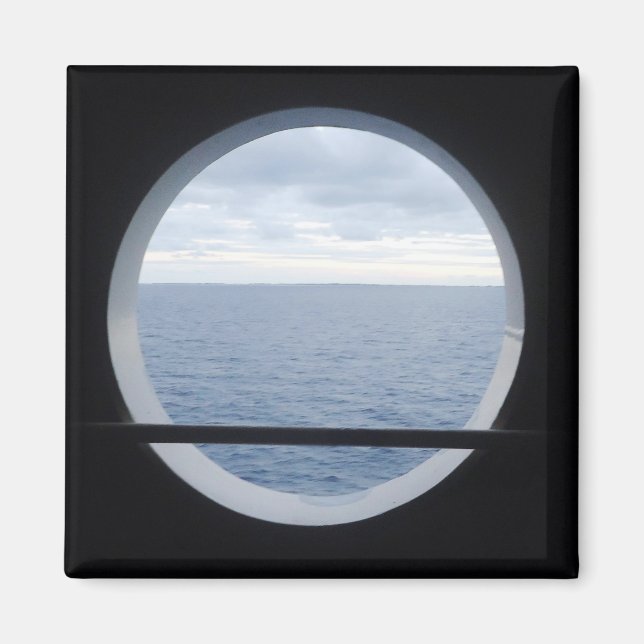 Aimant Vue des hublots (Devant)