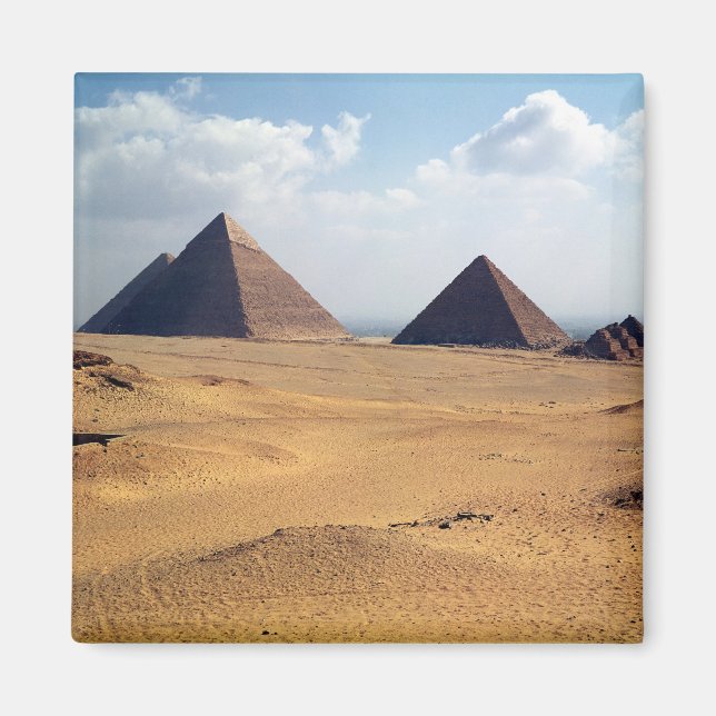 Aimant Vue des Pyramides de Cheops (Devant)