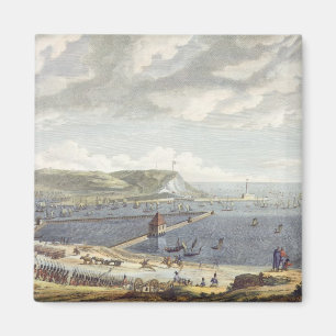 Aimant Vue du port et du Roadstead de Boulogne à
