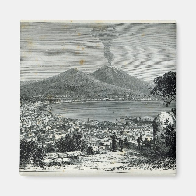 Aimant Vue générale de Naples (Devant)