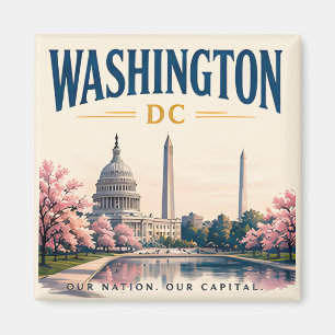 Aimant Vue historique de Washington DC
