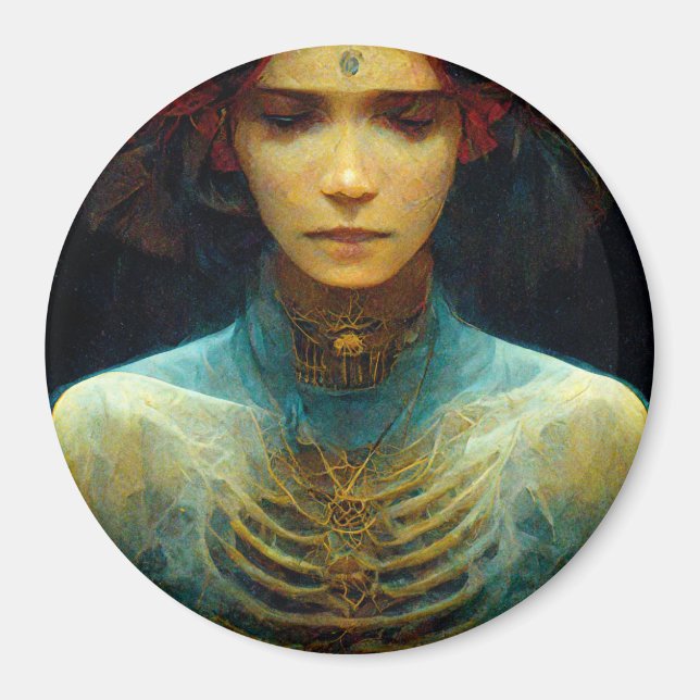 Aimant Vue interne Imaginaire Sci-Fi (Devant)