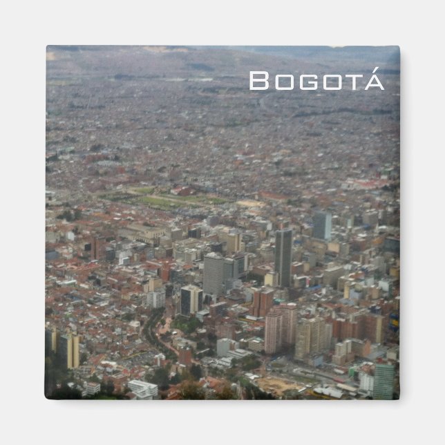 Aimant Vue panoramique sur Bogota (Devant)