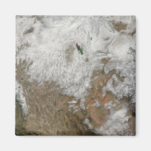 Aimant Vue satellite sur l'ouest des États-Unis