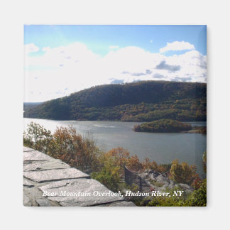 Aimant Vue sur la montagne de l'ours, Hudson River, NY
