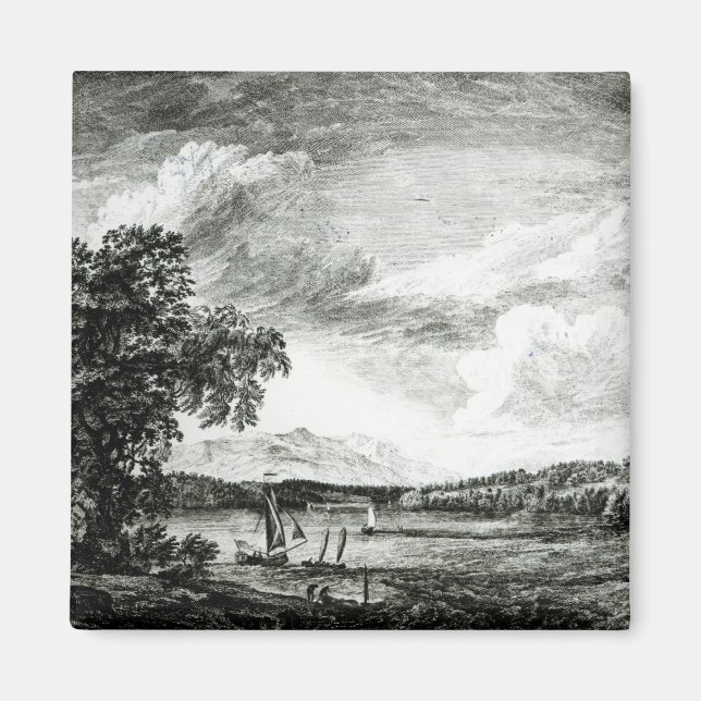 Aimant Vue sur la rivière Hudson de Pakepsey (Devant)