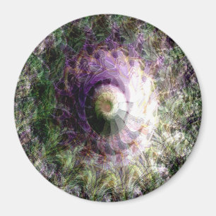 Aimant Vue sur le volcan......