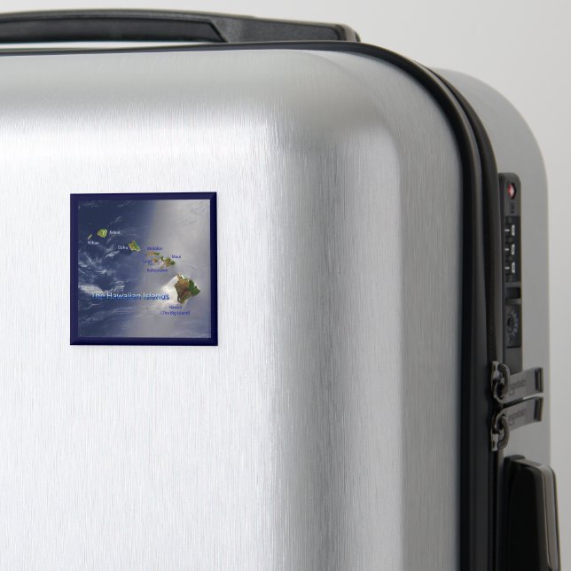 Aimant Vue sur les îles Hawaiiennes (In Situ (Bagages))