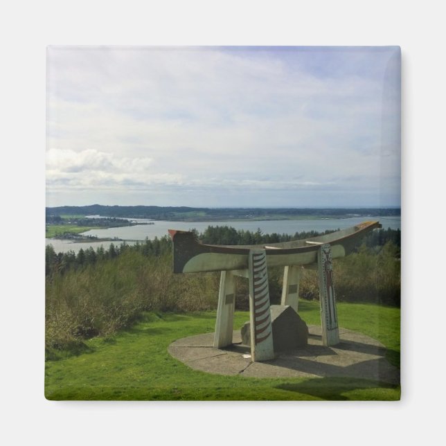 Aimant Vues de la colonne Astoria, Oregon (Devant)