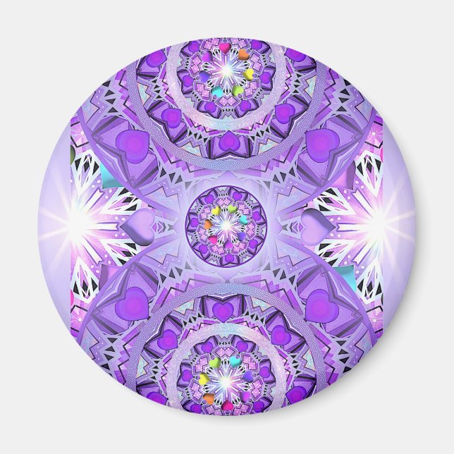 Aimant W2 pourpre (Devant)