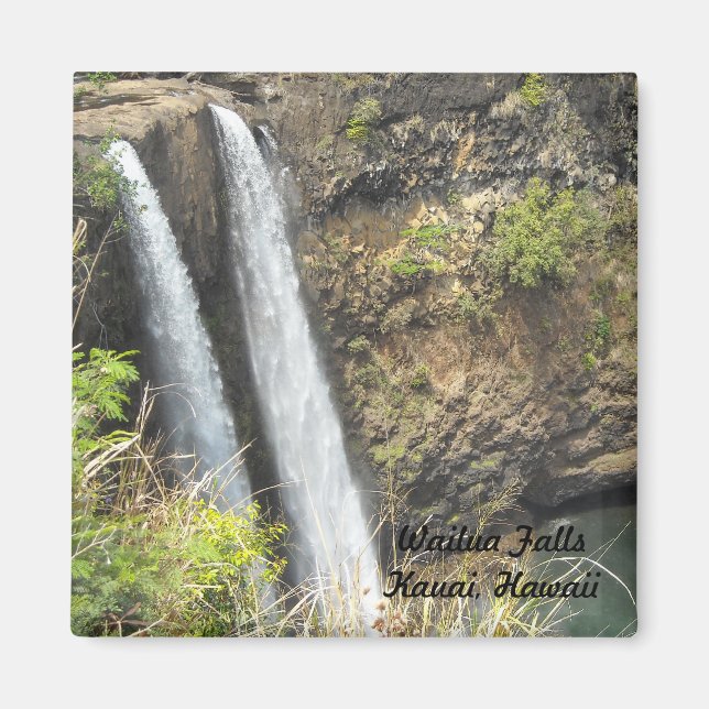 Aimant Wailua Falls Kauai, Hawaii (Devant)