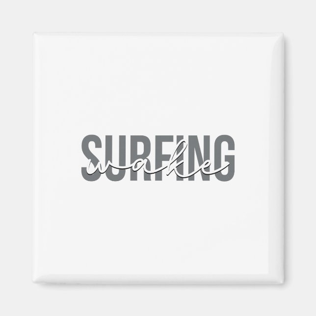 Aimant Wake Surfing Wakesurf Wake Surfer Surfing Boat  (Devant)