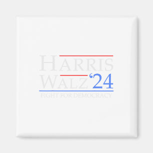 Aimant Walz 2024 Sauvez la démocratie 2024 Élection Drôle