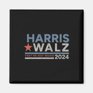 Aimant WAlzheimer 2024 Kamala Harris Tim W Not Weird