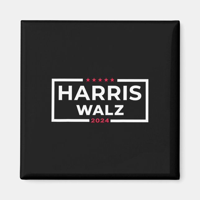 Aimant WAlzheimer 2024 Tim W Kamala Harris Élection améri (Devant)